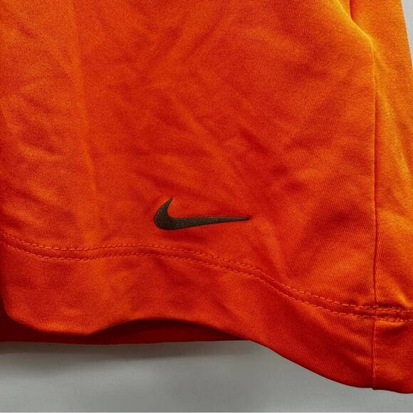 Nike Golf Tour Performance Orange Geometric Print Short Sleeve Jacket Size XS - Picture 4 of 10